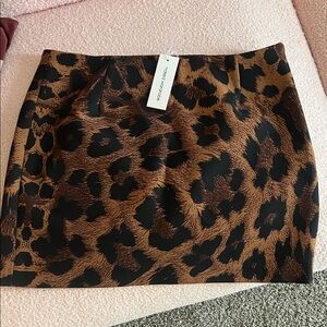 Naked wardrobe leopard Print Skirt